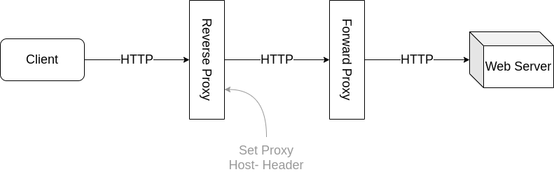 proxification through reverse proxy